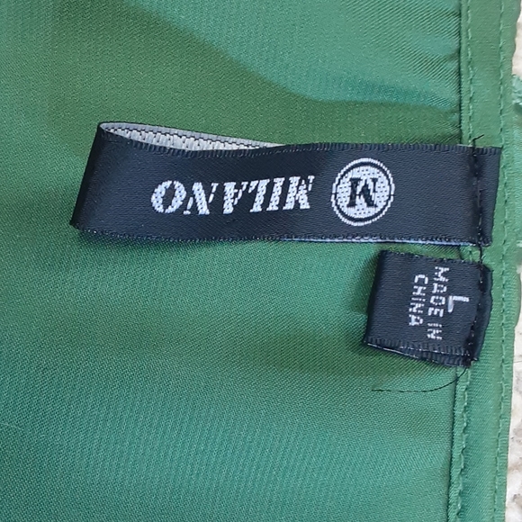 Milano Green Ruffled Blouse - Picture 4 of 6